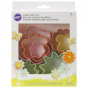 Wilton Cookie Cutter Set Mini Garden Set/7