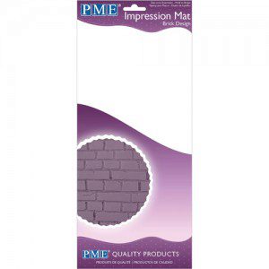 PME Impression Mat Brick - Strukturmatte Ziegel/Stein