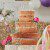 Ginger Ray Wooden Cake Topper Just Married - Boho